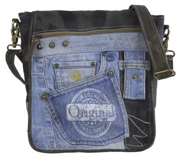 Sunsa Damen Canvas Umhängetasche Schultertasche