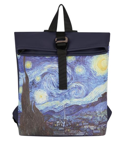 Mart Arts - Los Angeles Starry Night Rolltop Backpack Mini