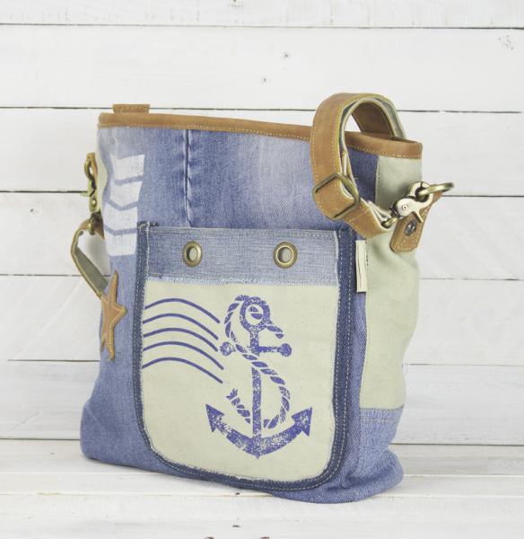 Sunsa Canvas Tasche Umhängetasche  Schultertasche