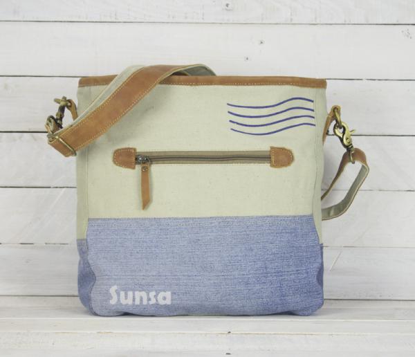 Sunsa Canvas Tasche Umhängetasche  Schultertasche