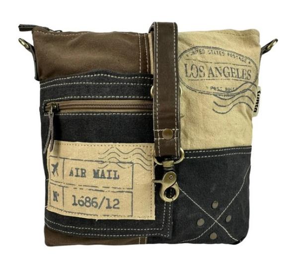 Sunsa Canvas Umhängetasche Vintage Schultertasche Damen Crossbody Tasche