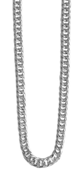 Halskette 925 Silber Panzermuster